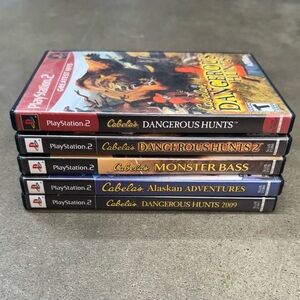 Cabelas PlayStation 2 PS2 Dangerous Hunts Hunting Game Bundle